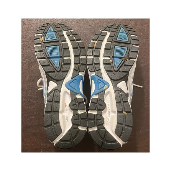 Nike Dart 8 Running Shoes Mens 10 White Blue Silver Athletic Sneakers 396050-100 - Picture 8 of 11